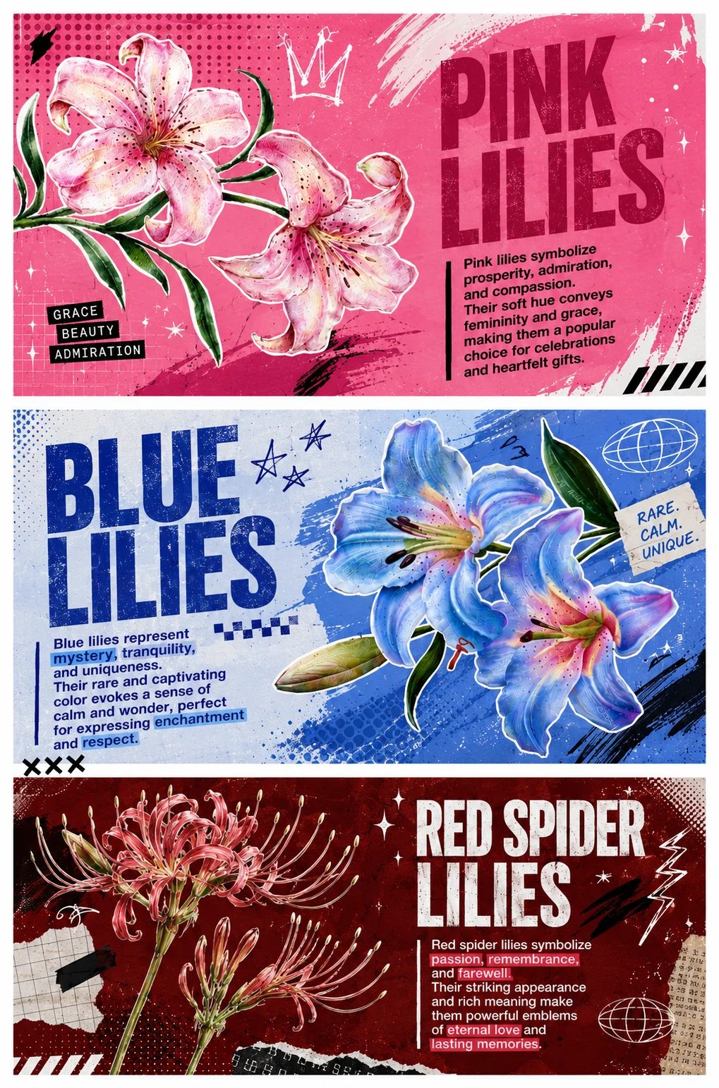 Lilies / Color studies